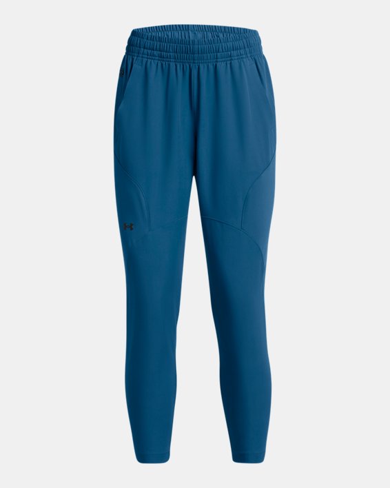 Women's UA Unstoppable Hybrid Pants, Blue, pdpMainDesktop image number 6